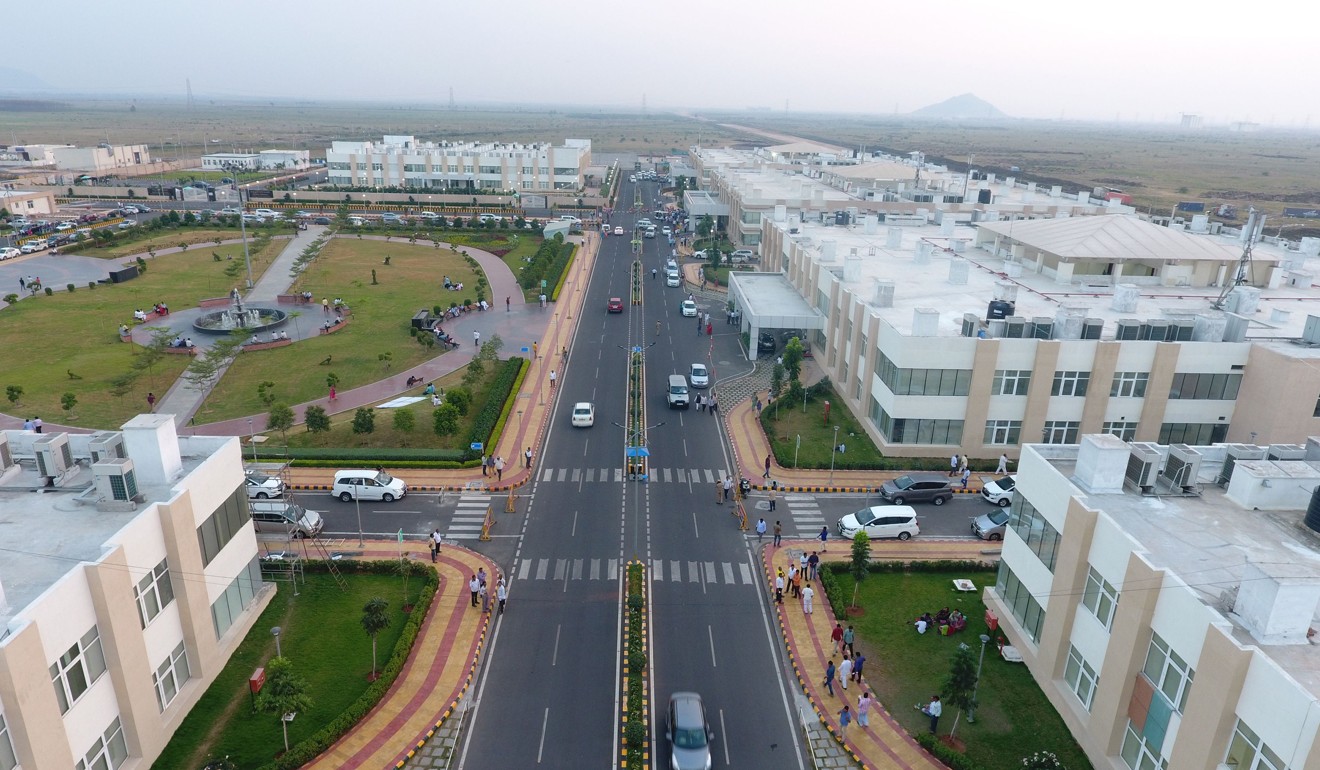 Amaravati was envisioned as a metropolis free of the chaos, traffic and air pollution that plagues India’s urban centres. Photo: AFP