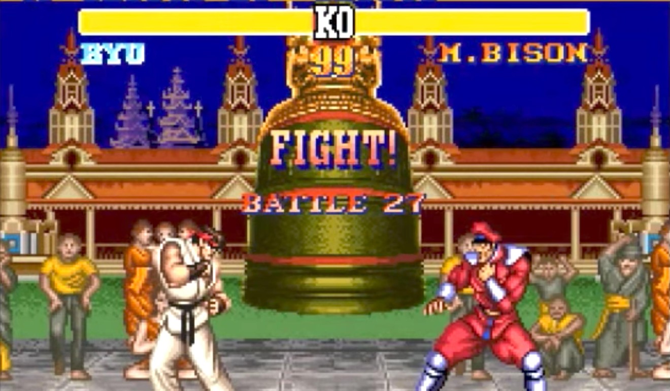 A screen grab from Street Fighter II.