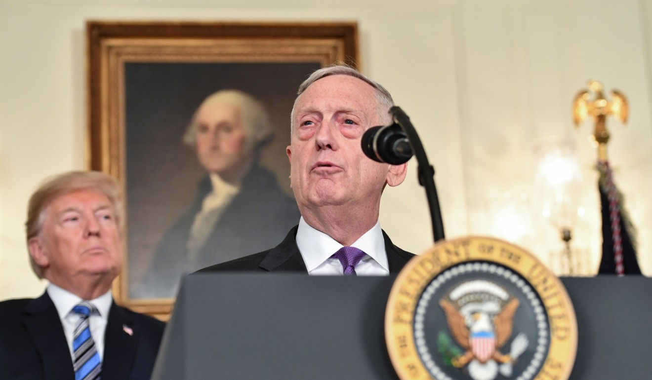 At the Shangri-La Dialogue, US Defence Secretary James Mattis zeroed in on America’s role as the ultimate balancer against China’s growing influence. Photo: AFP