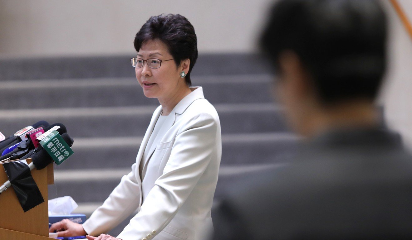 Carrie Lam criticised individuals for “harming” the judiciary with their comments. Photo: Sam Tsang