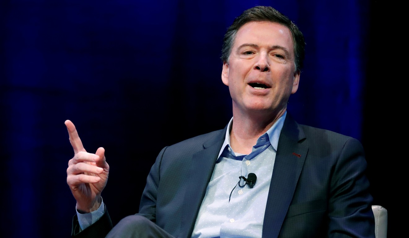File photo of former FBI director James Comey. Photo: Reuters