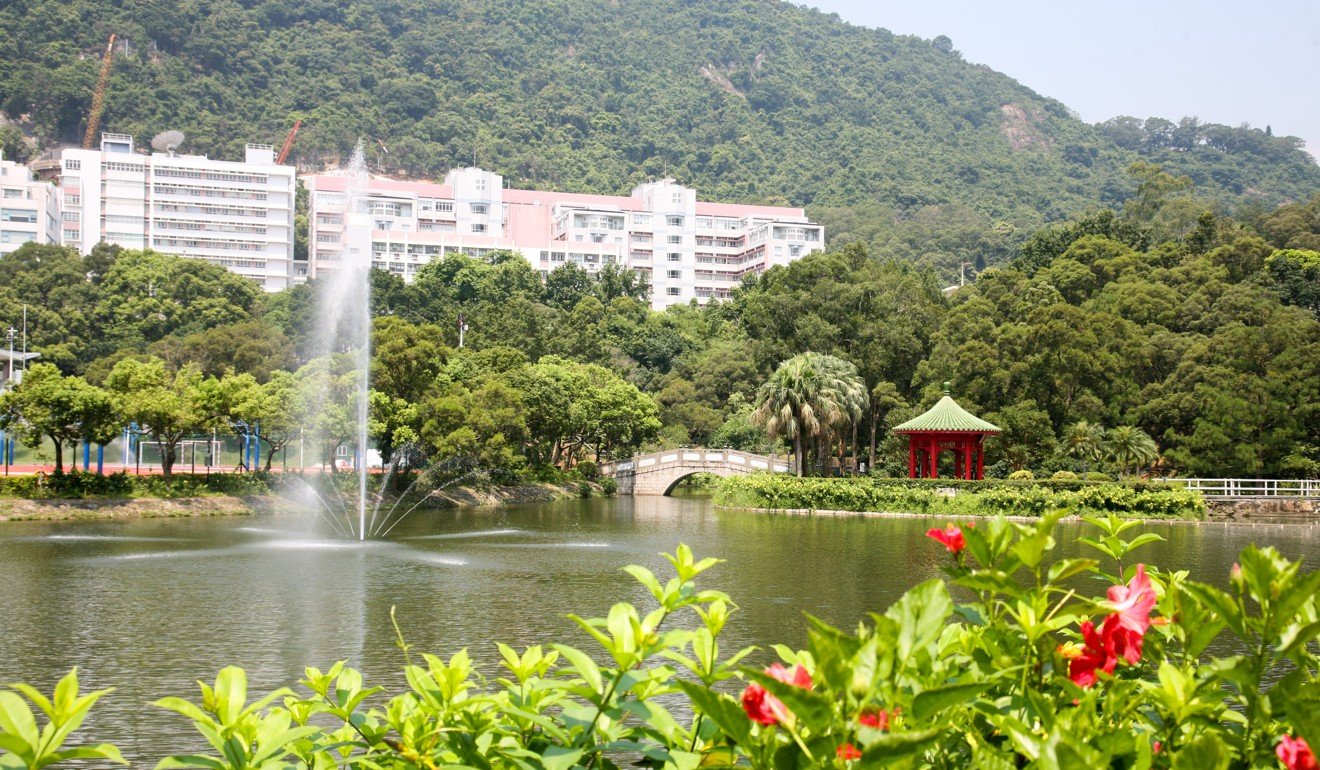Lotus Pond is fed by stream water and located next to University MTR station. Photo: Chinese University