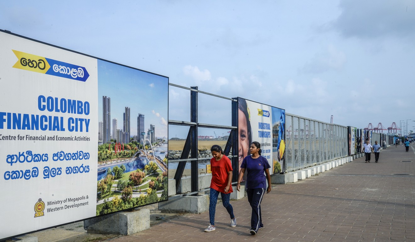 Colombo International Financial City and Colombo Port City are among Belt and Road Initiative projects slated to be built in Sri Lanka. Photo: Bloomberg