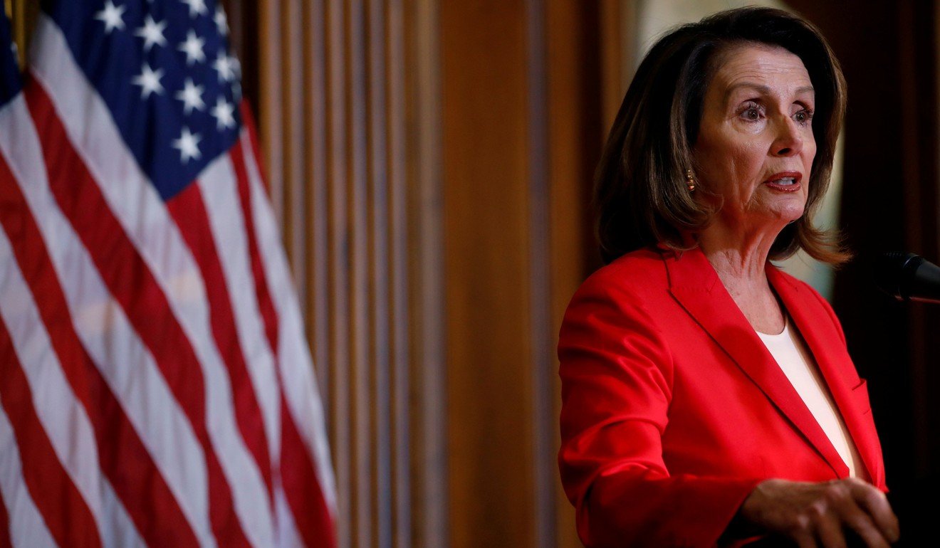 House Minority Leader Nancy Pelosi speaking in April in Washington. Photo: Reuters