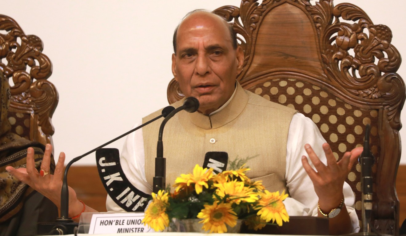 Indian Home Minister Rajnath Singh. Photo: EPA