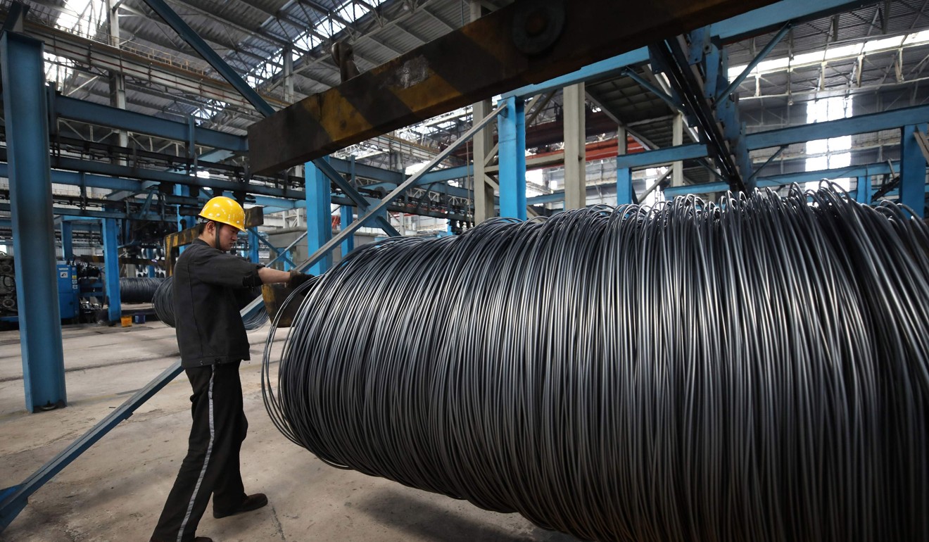 China produces half of the world’s steel. Photo: AFP