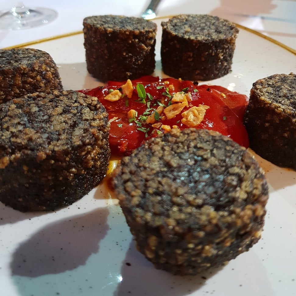 Black pudding at Markina.