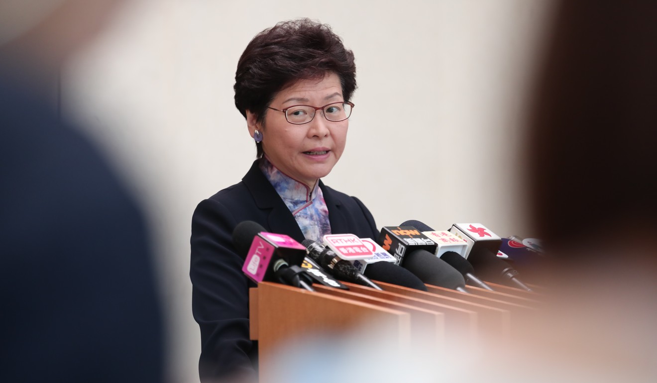 Chief Executive Carrie Lam Cheng Yuet-ngor last week unveiled a series of measures aimed at providing more affordable housing. Photo: Jonathan Wong