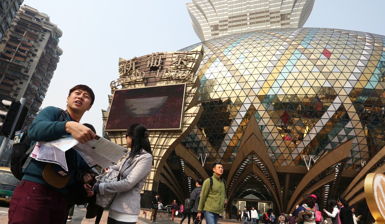 The Grand Lisboa in Macau. According to some analysts, all casinos in the special administrative region could be impacted by the trade war between the US and China. Photo: Jonathan Wong