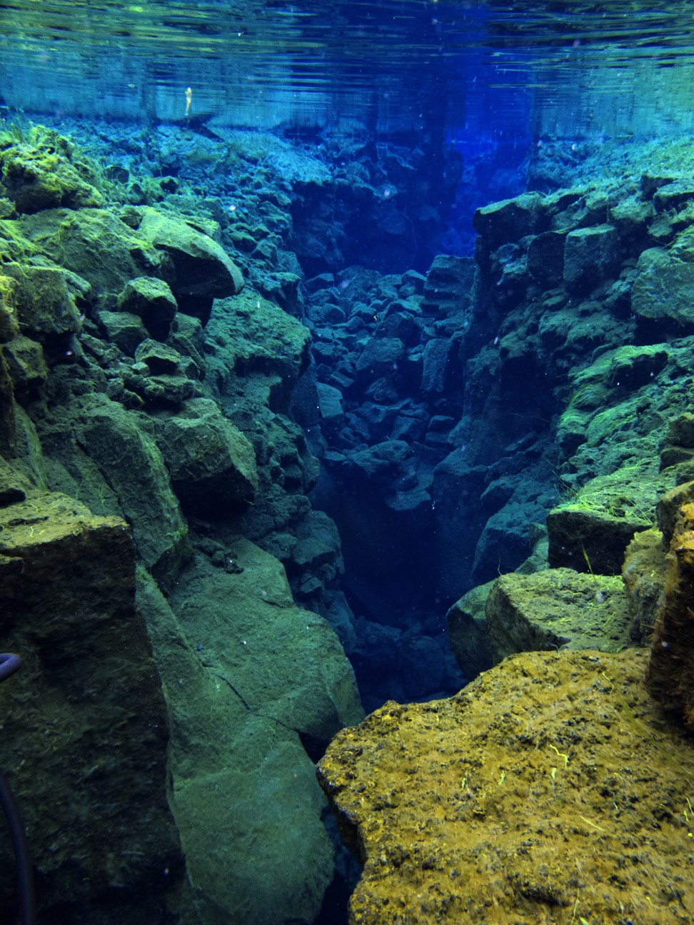 The amazing Silfra Fissure in Iceland