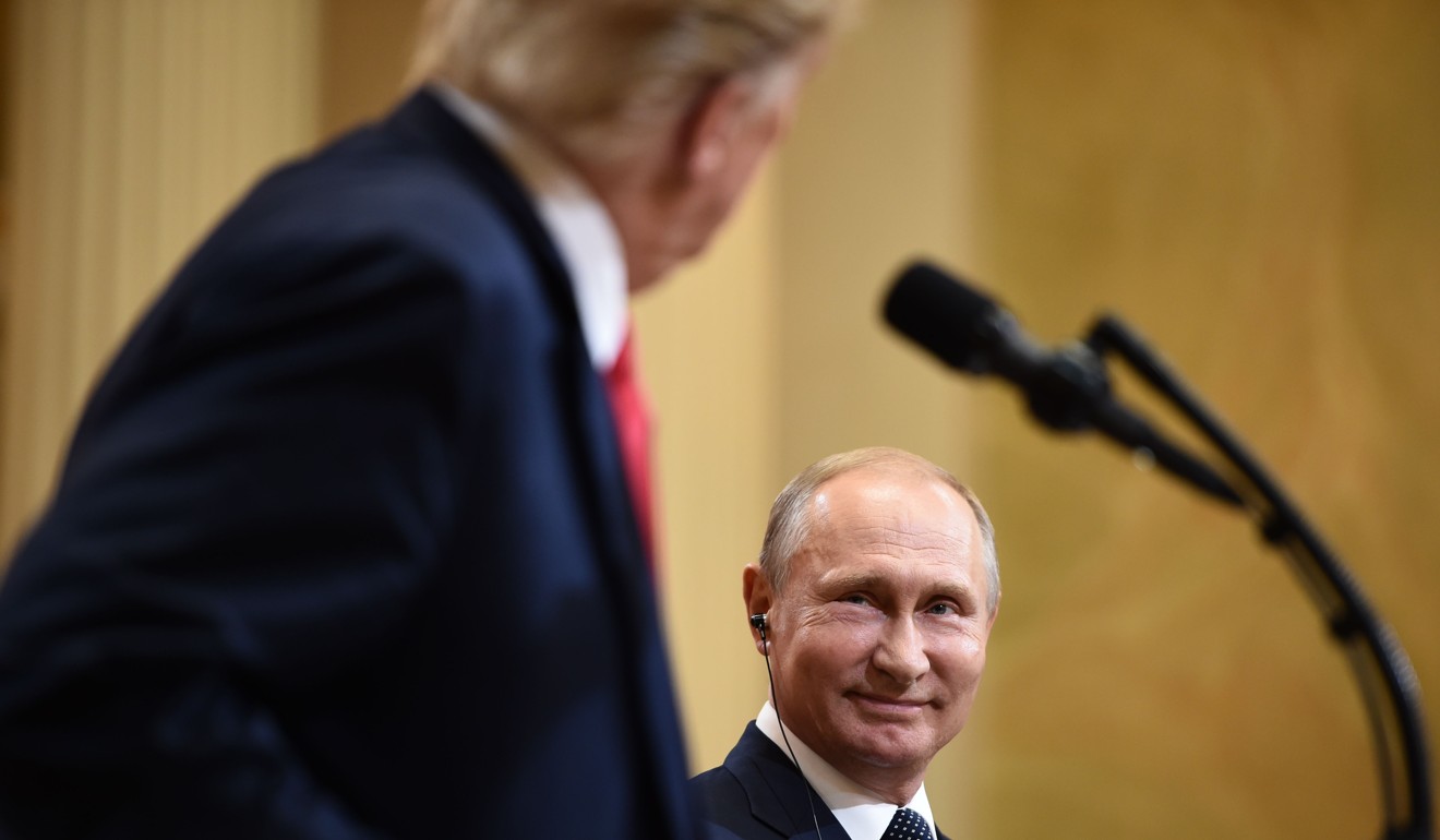 Russian President Vladimir Putin praised US leader Donald Trump as well-informed and a good conversationalist after a summit in Helsinki. Photo: AFP
