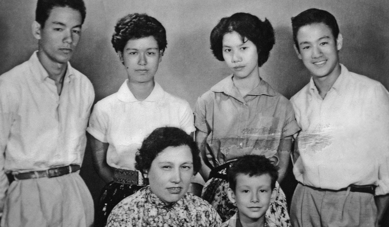 Lee (far right) with his mother and siblings in the 1950s. Picture: Getty Images