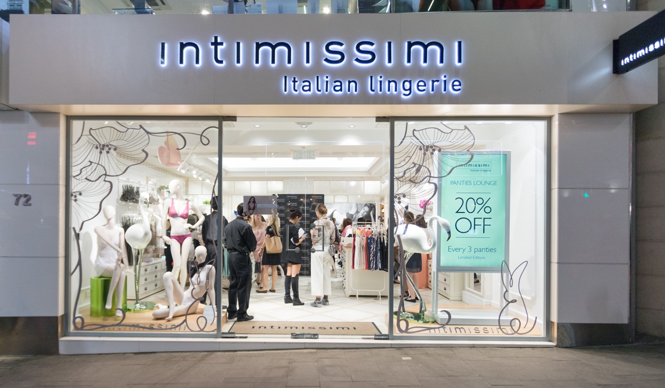 An Intimissimi store in Hong Kong.