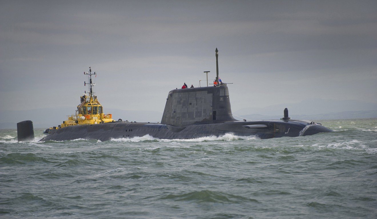 An Astute class submarine made by BAE Systems in Barrow-in-Furness and stationed Faslane in Clyde, Scotland. Photo: Reuters