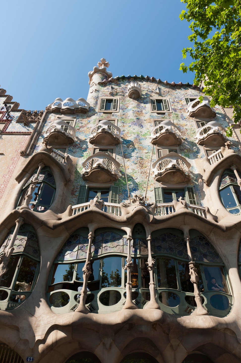 Casa Batlló by Antoni Gaudí, one of the sights to fit in between meals. Photo: Alamy