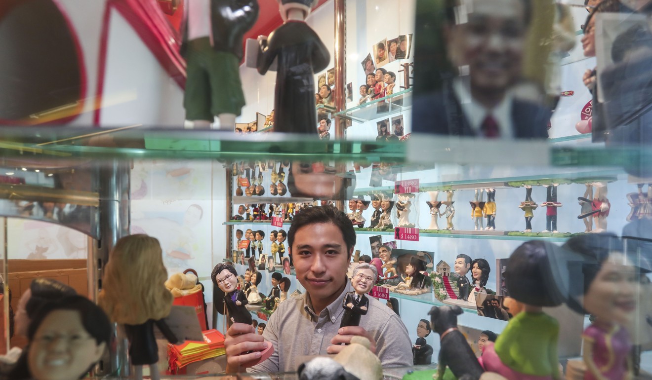 Joe Chan hopes more people can appreciate the art of figurine-making. Photo: Jonathan Wong