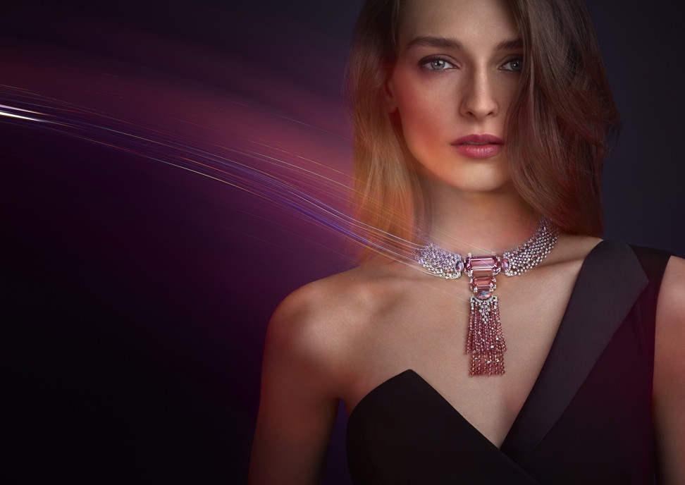Cartier showcases its latest high jewellery Coloratura during Paris Haute Couture Week.