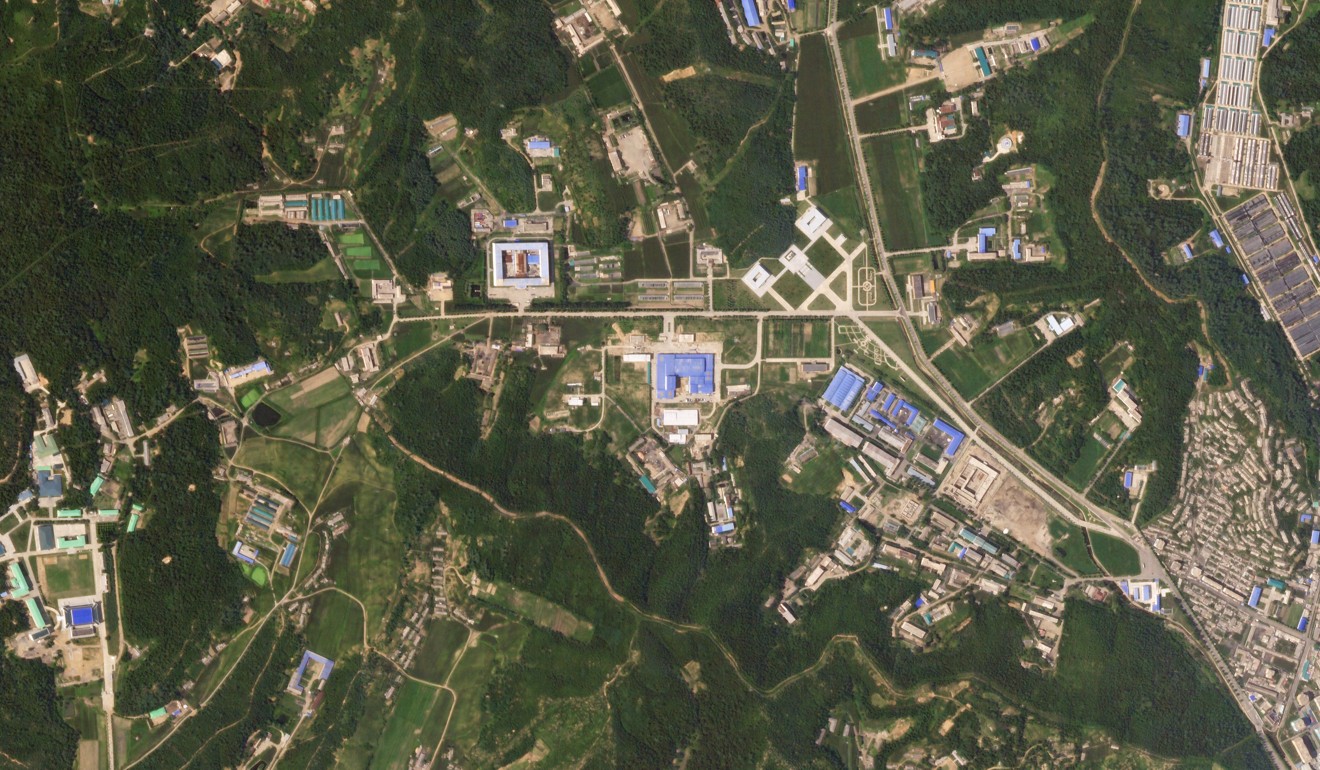 A satellite image of the Sanumdong missile production site in North Korea. Photo: Reuters