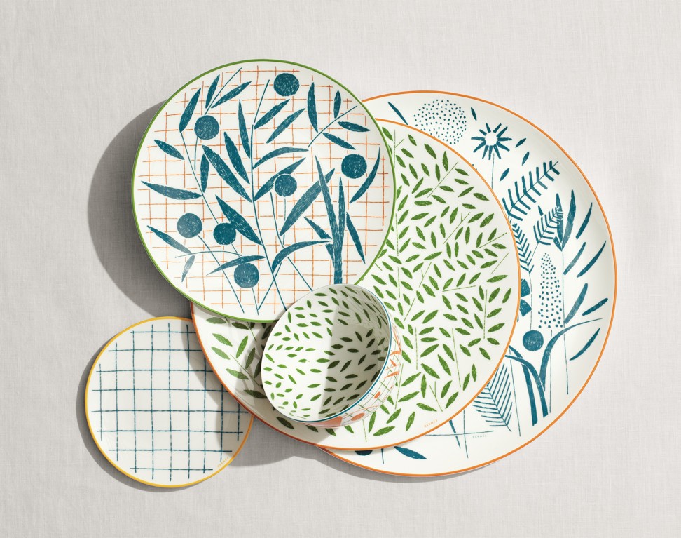 Hermès tableware.