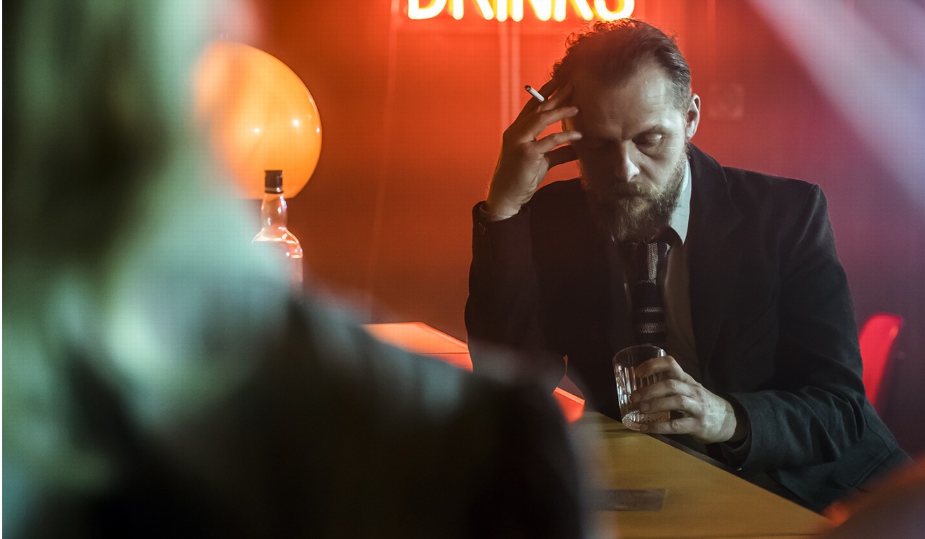Simon Pegg in a still from Terminal.