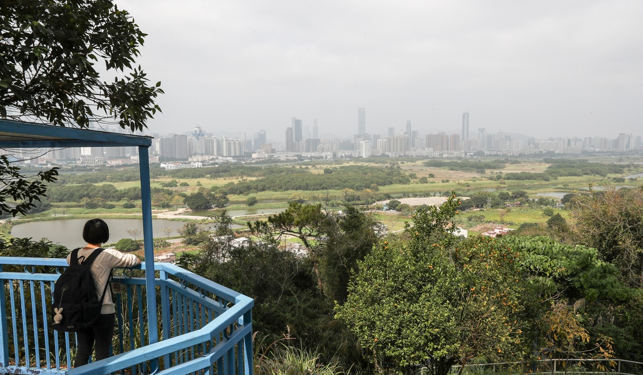 The Lok Ma Chau Loop area, where the Hong Kong-Shenzhen Innovation and Technology Park will be. Photo: Nora Tam