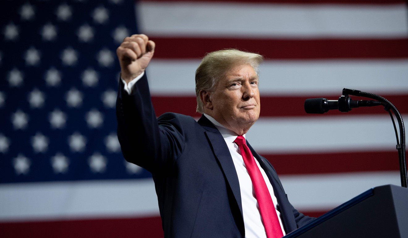 US President Donald Trump, shown at a rally in Florida on July 31, said revoking Brennan’s security clearance was ‘something that had to be done’. Photo: AFP