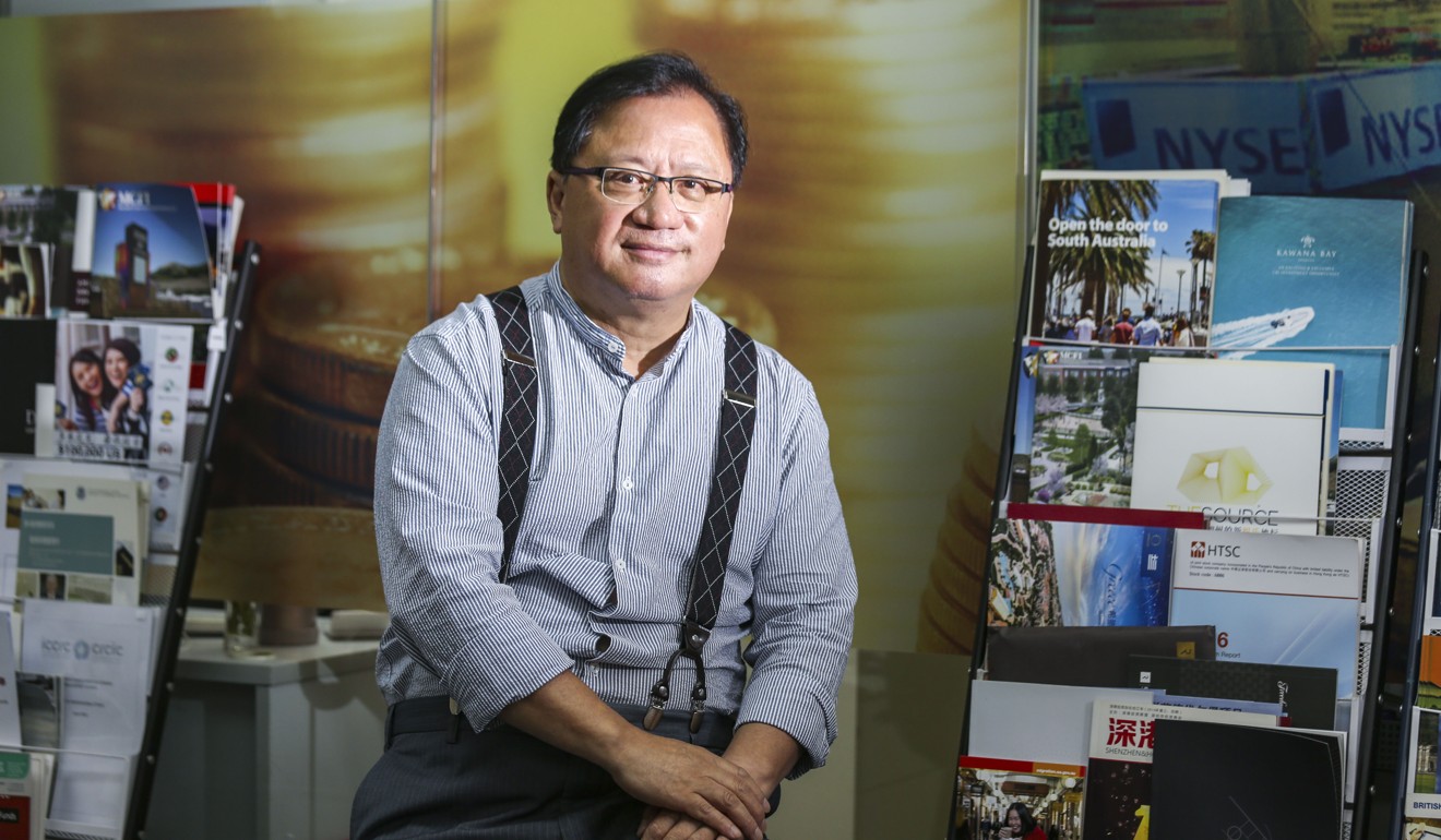 John Hu, director of John Hu Migration Consulting, says most of the people who use his services have ‘lost hope for the city’s future’. Photo: Xiaomei Chen