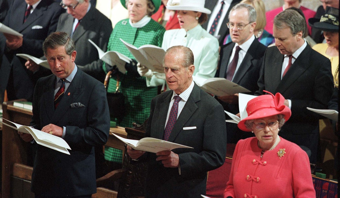 Prince Philip, Duke of Edinburgh (centre) is not unknown for putting his foot in it. Photo: AP