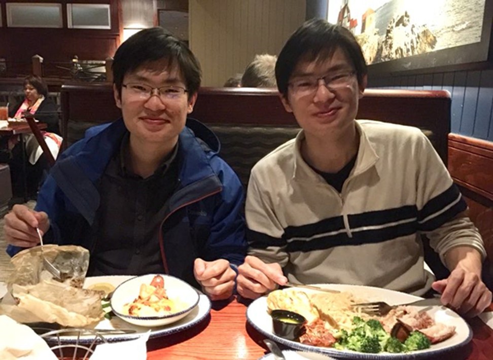 The brothers will join a student body at MIT that includes more than 700 students from mainland China. Photo: Handout