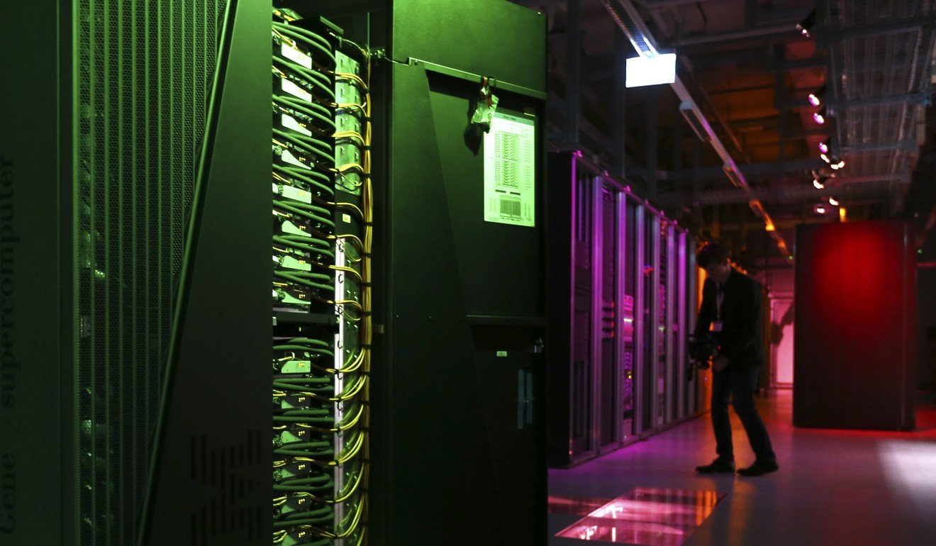 IBM’s Blue Gene Q Supercomputer at the Swiss Federal Institute of Technology in Ecublens, near Lausanne. Photo: Reuters