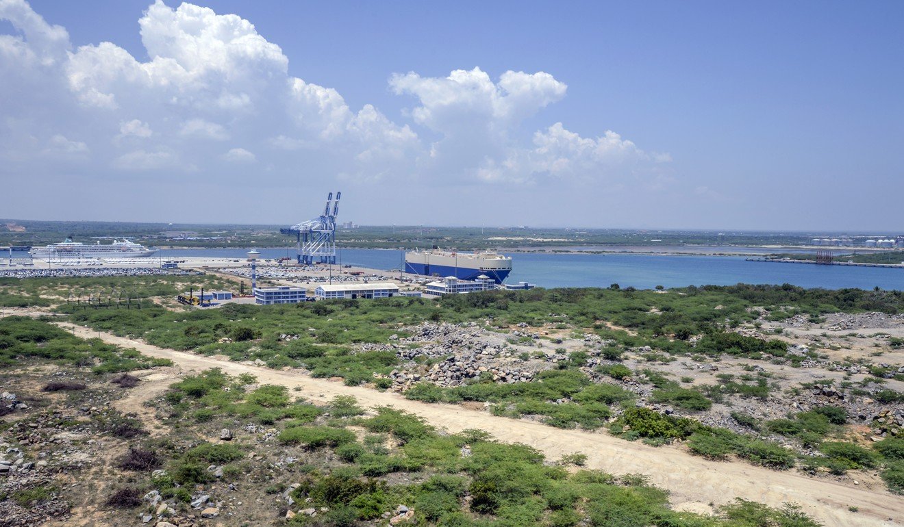 The Hambantota Port in Sri Lanka. Having taken on massive debt to finance the port’s construction, Sri Lanka agreed to turn it over to China on a 99-year lease, compelling Malaysia among other countries to reassess Chinese infrastructure deals. Photo: Atul Loke/Bloomberg
