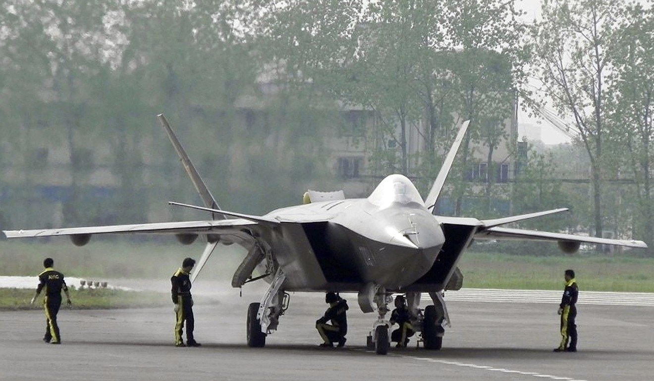 China has about 20 J-20s, which is “far from enough”, a military source says. Photo: AP