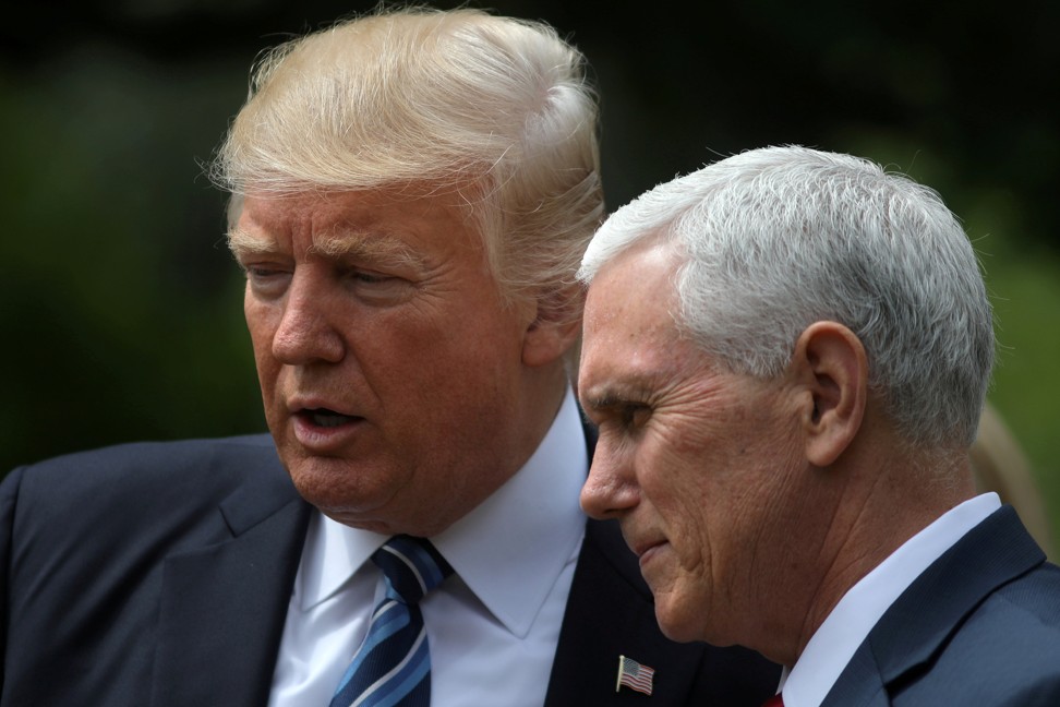 Donald Trump and Mike Pence. Photo: Reuters