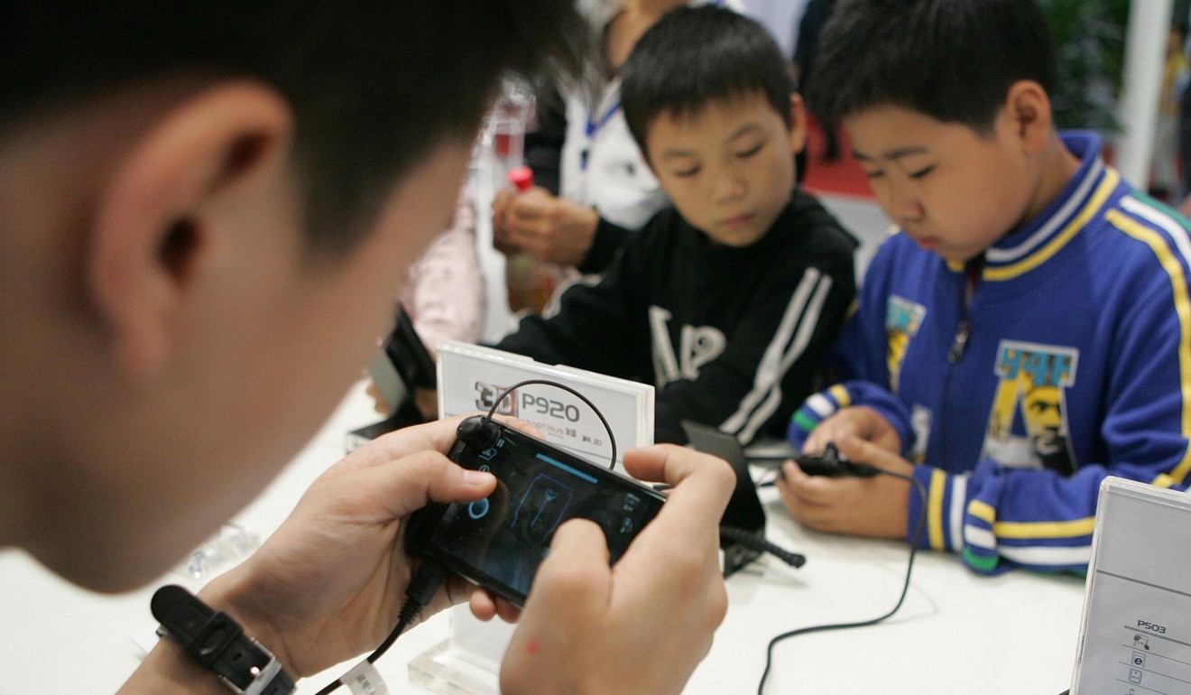 Beijing is concerned about the effect of gaming on children’s eyesight. Photo: Imaginechina