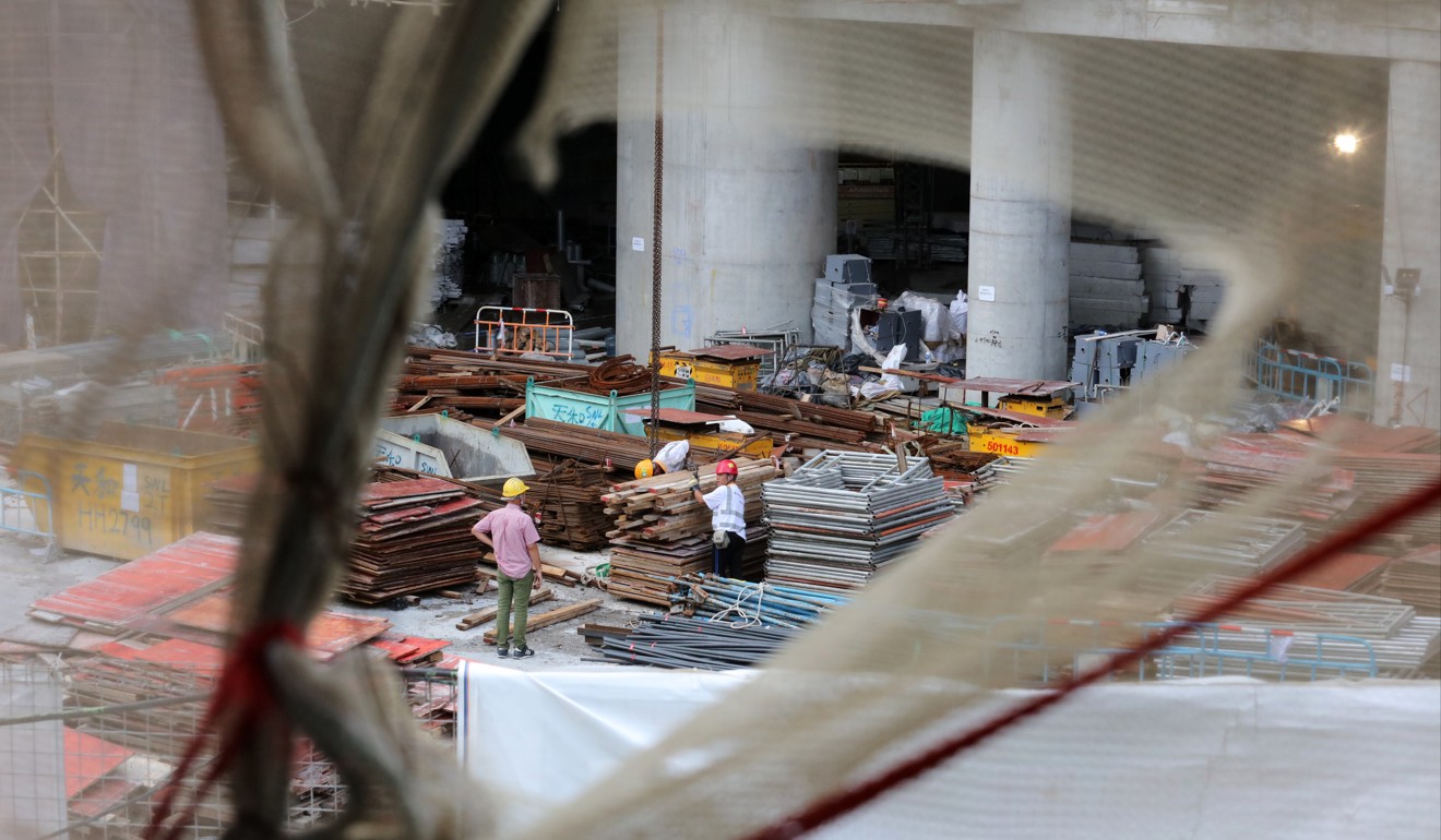 A project under construction by New World Development in Tai Wai. Photo: Felix Wong