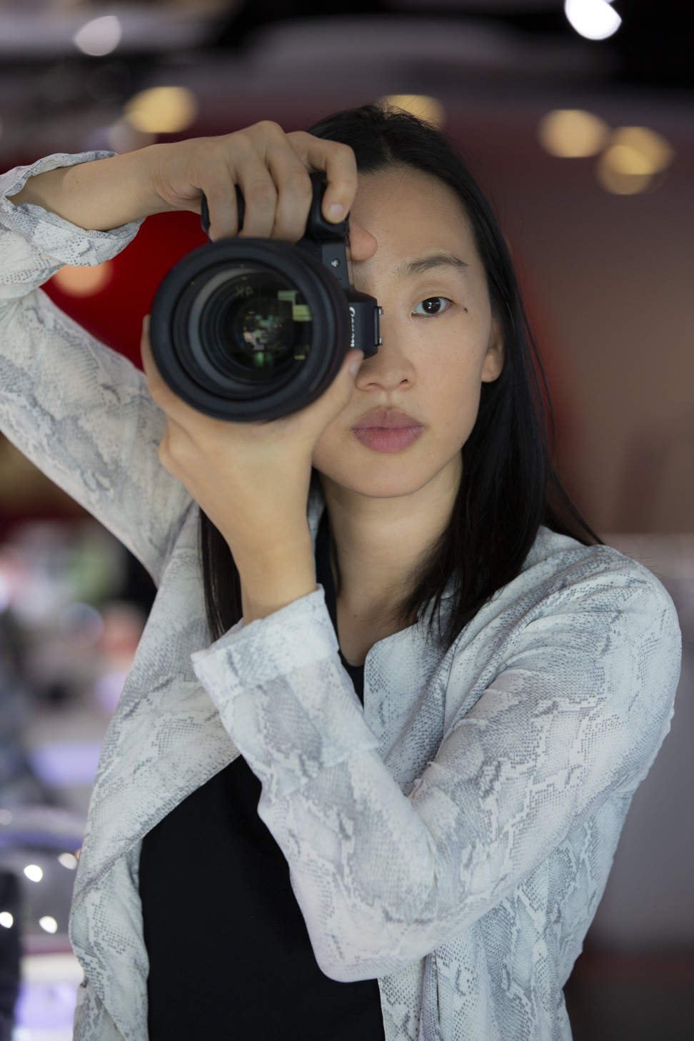 How is the panache? Photographing photographer Joyce Yung. Photo: Derek Ting