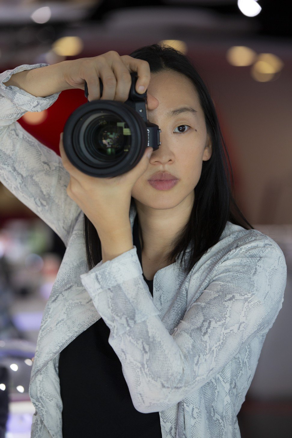 How is the panache? Photographing photographer Joyce Yung. Photo: Derek Ting