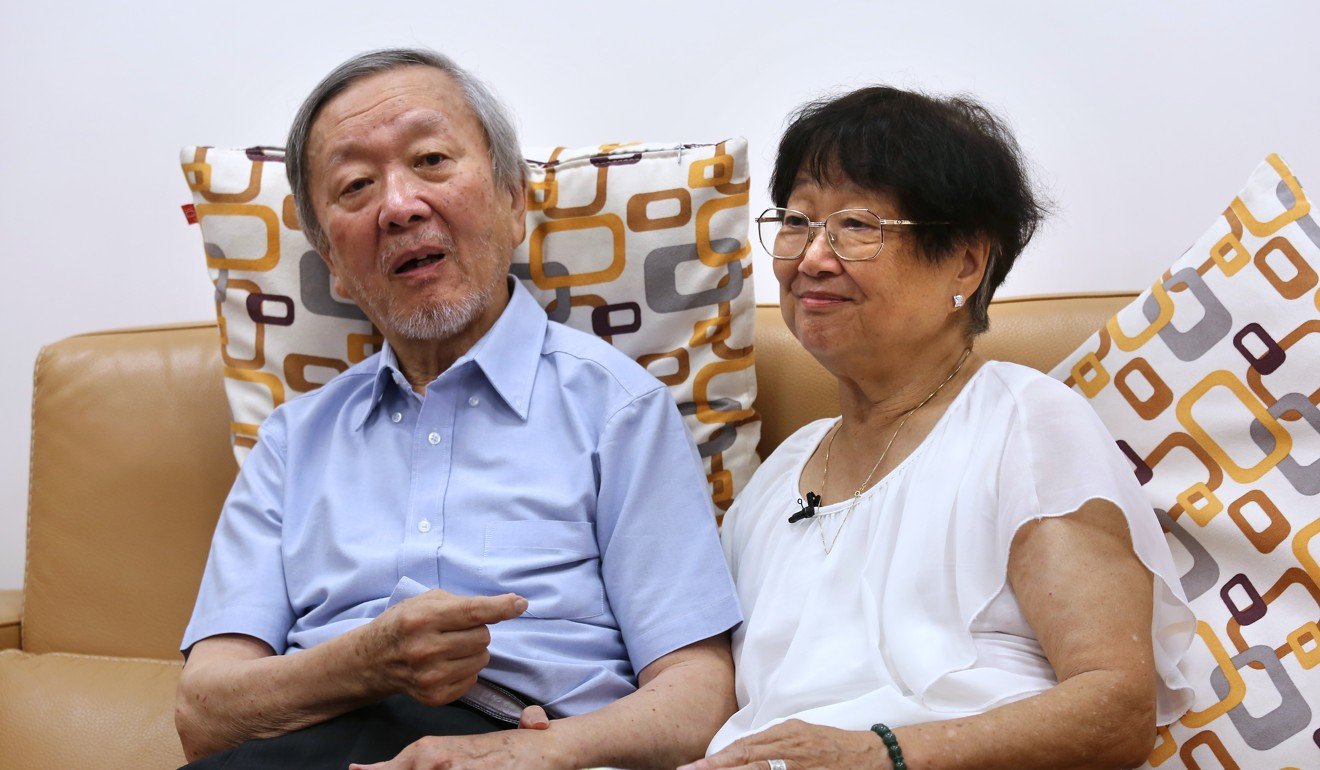 Kao with his wife, Gwen Kao Wong May-wan, in 2016. Photo: Jonathan Wong