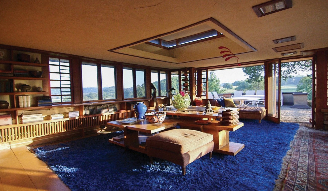 Lloyd Wright's bedroom at Taliesin. Picture: courtesy of Taliesin Preservation