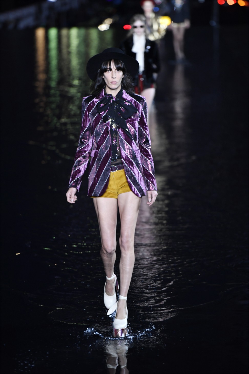 Saint Laurent makes a splash at Paris Fashion Week | South China ...