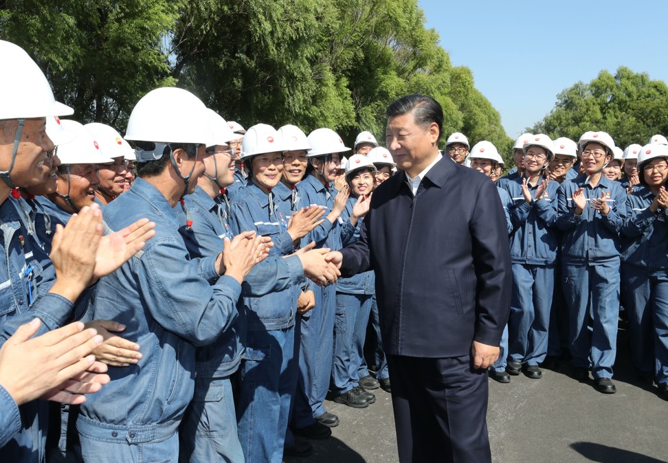 Chinese President Xi Jinping said on Thursday the government will continue to strengthen state-owned enterprises while also supporting the private sector. Photo: Xinhua