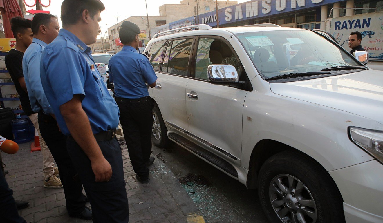 Businesswoman Soad al-Ali was shot several times while travelling in a car in the southern city of Basra. Photo: AP