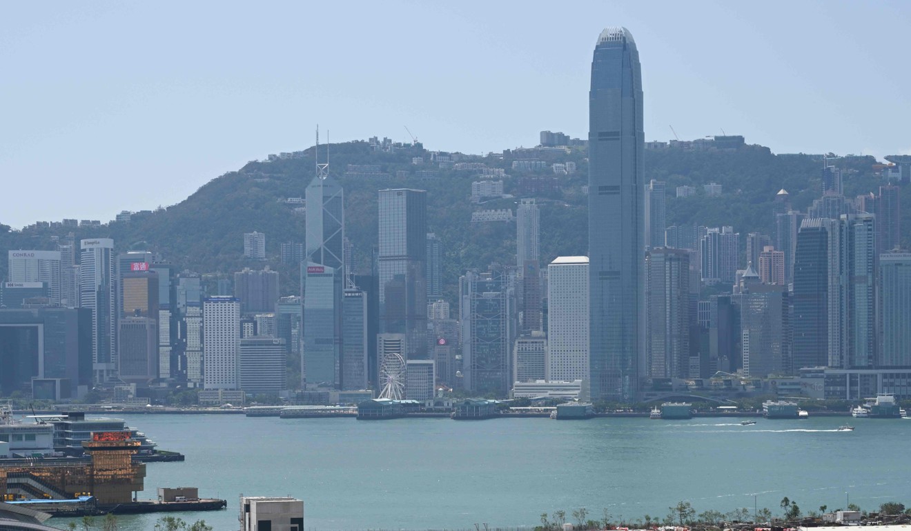 Looking over Victoria Harbour from Kowloon towards Central. The district is still considered the city’s most important finance hub, says its biggest landlord. Photo: AP