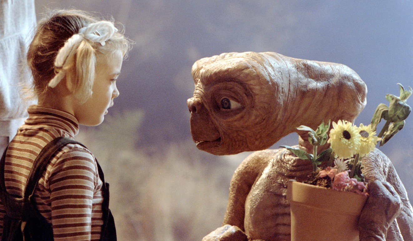 Barrymore and ‘E.T.’ in the film ‘E.T. The Extra Terrestrial’. Photo: Reuters/Universal/handout