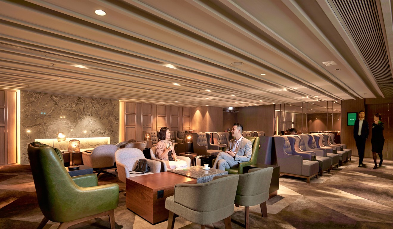 The Plaza Premium First lounge at Hong Kong airport. Photo: Handout