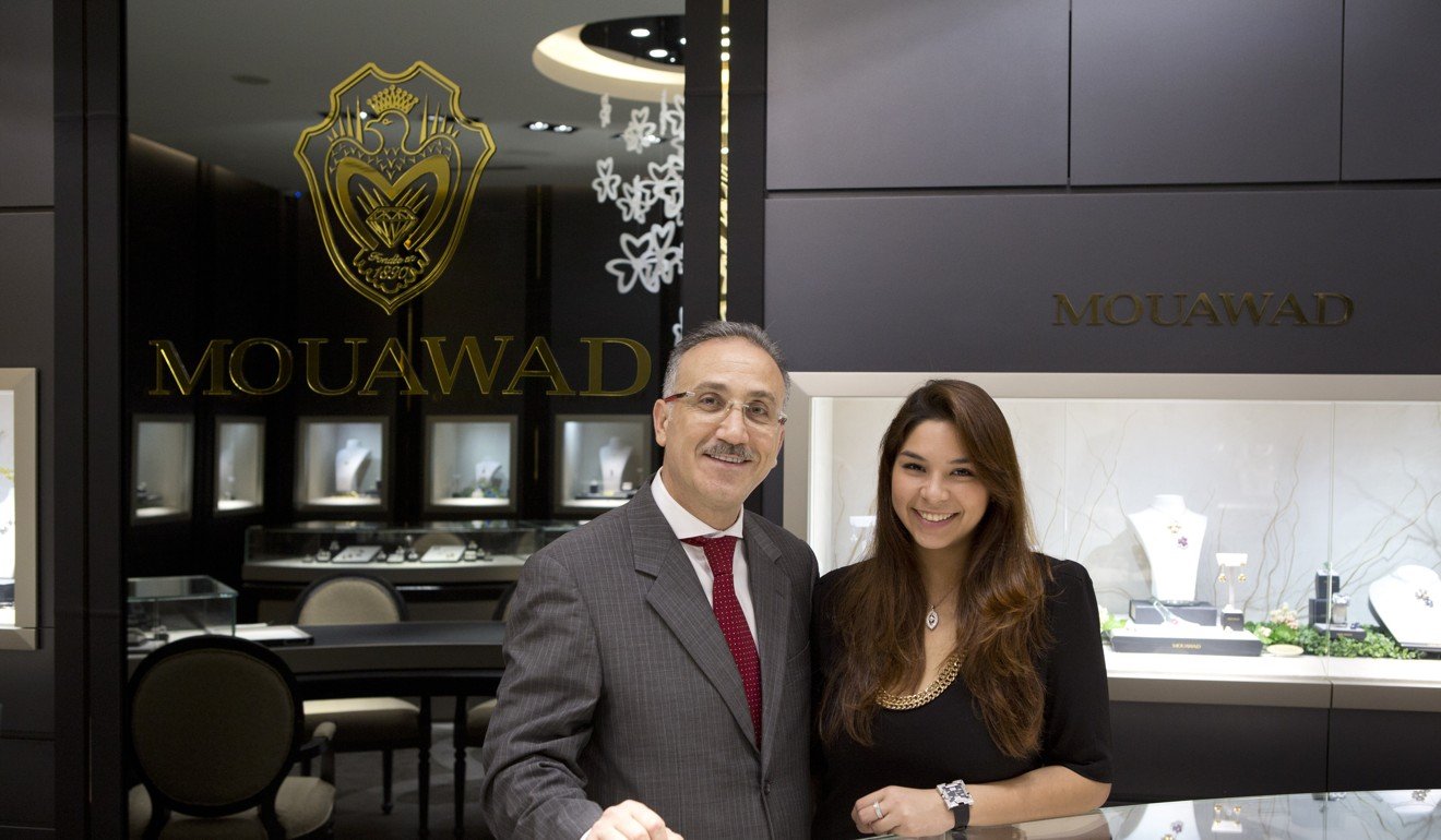 Mouawad managing director Jean Nasr and his daughter Jessica, Singapore director of marketing and communications.