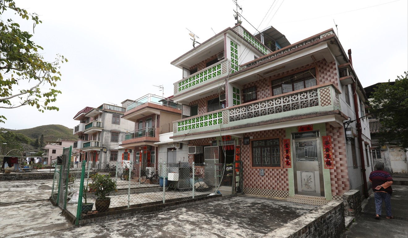 A village house in Sheung Shan Kai Wat village in the New Territories. Photo: Nora Tam