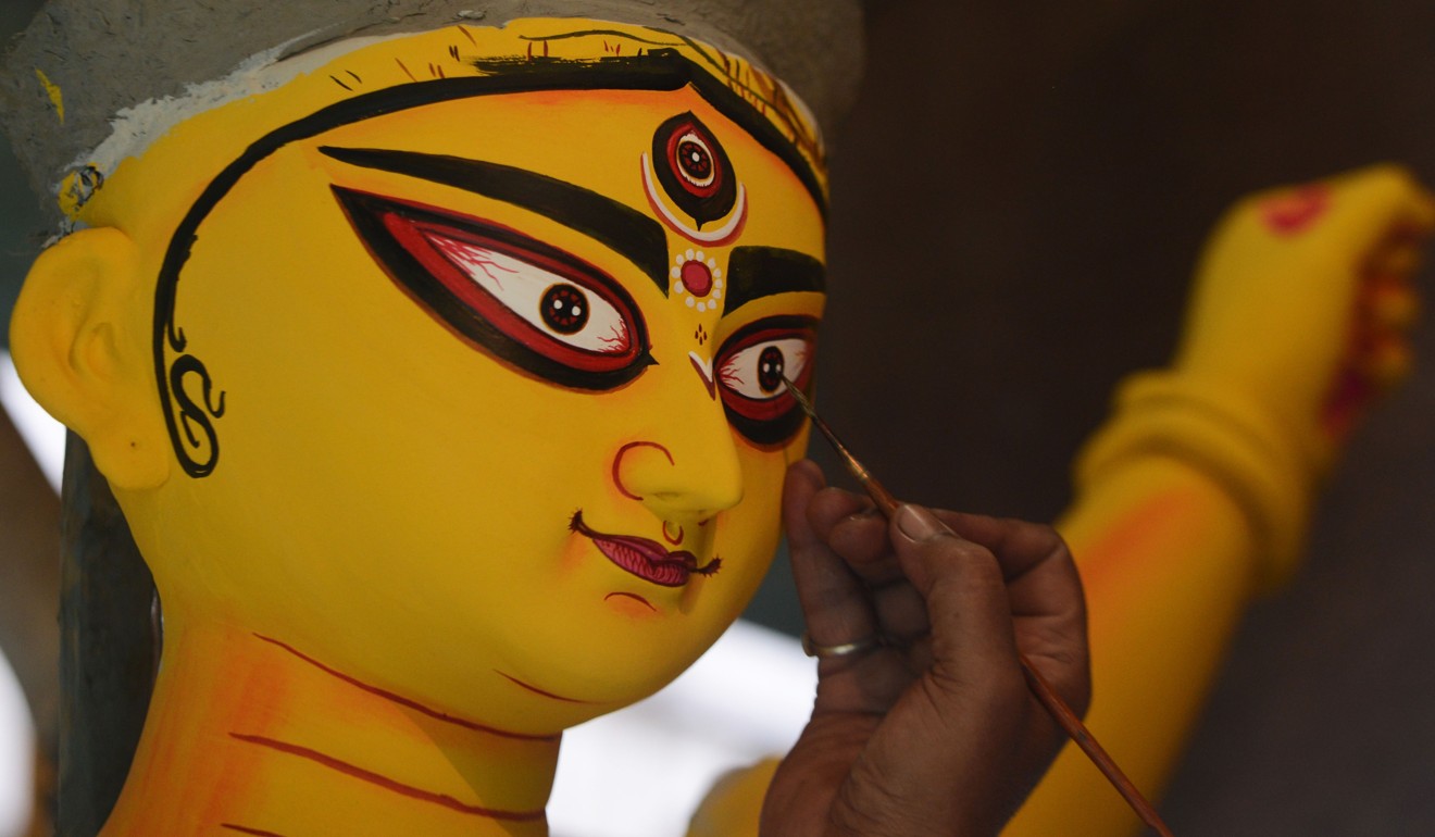 The 10-day Durga Puja festival is the most important cultural event for Bengalis. Photo: AFP
