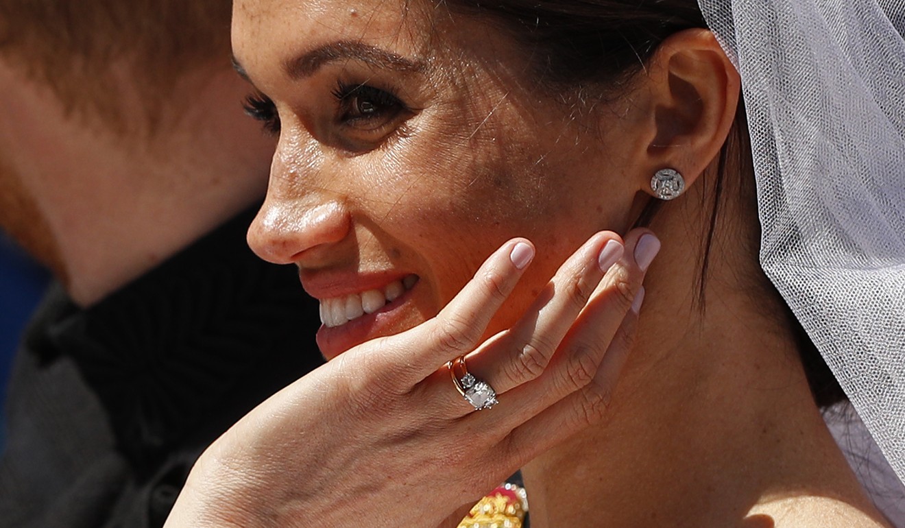 Markle’s make-up for the big occasion was done by make-up artist Daniel Martin. Photo: AP