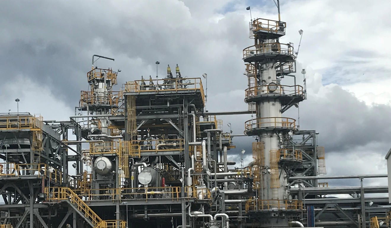 The ExxonMobil Hides gas conditioning plant process area in Papua New Guinea. Photo: Reuters